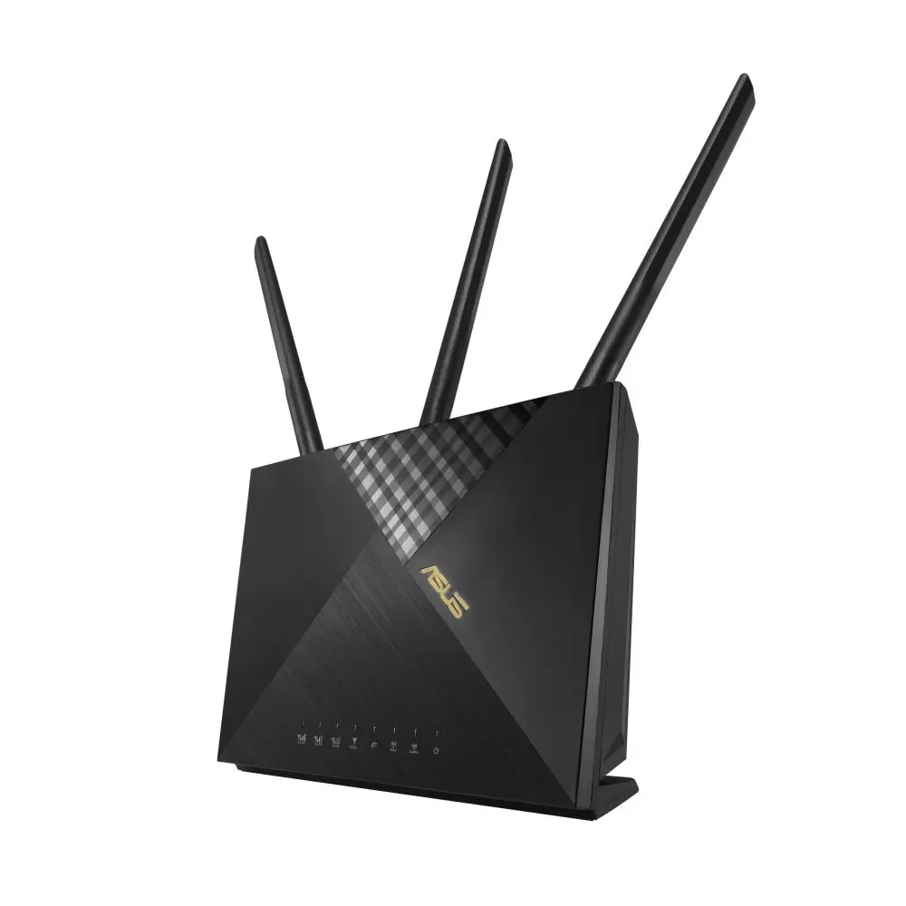 Wireless Router ASUS Wireless Router 1800 Mbps Wi-Fi 5 Wi-Fi 6 1 WAN 4x10 100 1000M Number of antennas 4 4G-AX56