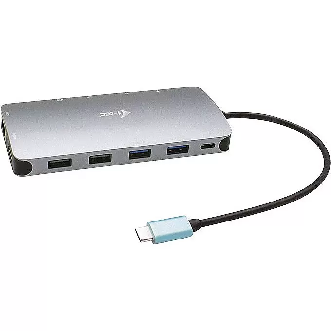 I-TEC USB-C Metal Nano Dock 3xDisplay PD