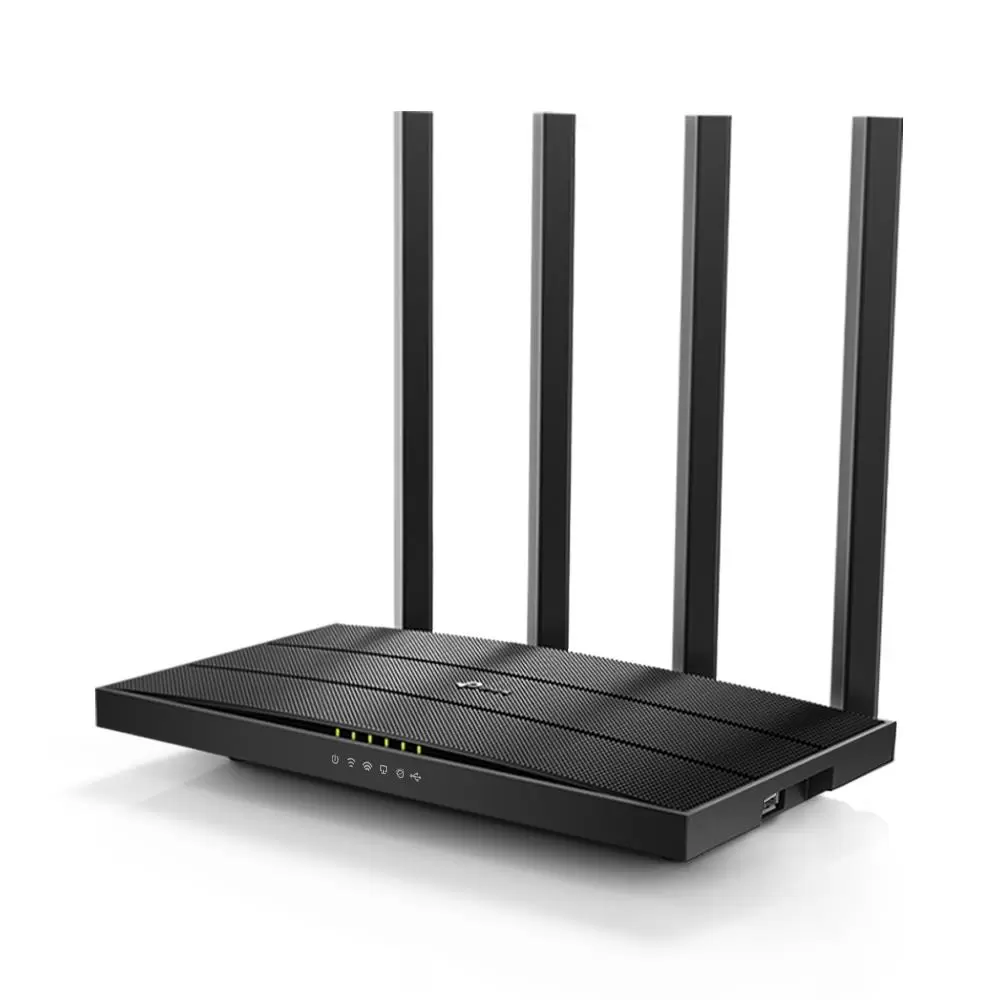 Wireless Router TP-LINK Wireless Router 1167 Mbps IEEE 802 11n IEEE 802 11ac USB 2 0 1 WAN 4x10 100 1000M Number of antennas 4 ARCHERC6U