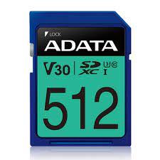 MEMORY SDXC 512GB V30 ASDX512GUI3V30S-R ADATA