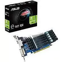 Graphics Card ASUS NVIDIA GeForce GT 710 2 GB DDR3 64 bit PCIE 2.0 16x Memory  900 MHz GPU 954 MHz Heatsink (passive) 1x15pin D-sub 1xDVI-D 1xHDMI GT710-SL-2GD3-BRK-EVO