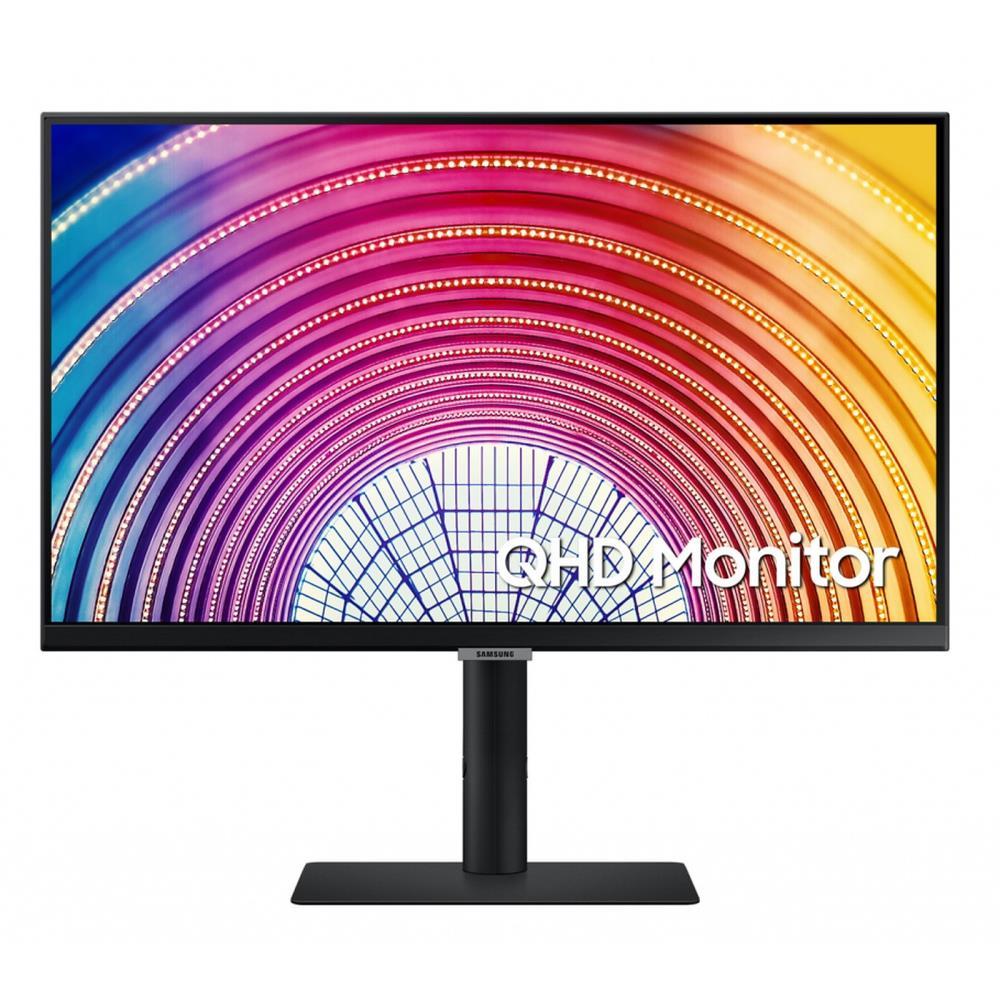 LCD Monitor SAMSUNG S24A600NAU 24   Business Panel IPS 2560x1440 16 9 75 Hz Swivel Pivot Height adjustable Tilt Colour Black LS24A600NAUXEN