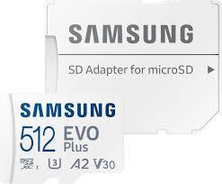 MEMORY MICRO SDXC EVO  512GB V30 W A MB-MC512SA EU SAMSUNG
