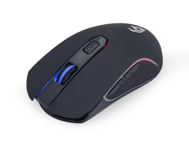 MOUSE USB OPTICAL WRL RGB RECHARGE MUSGW-6BL-01 GEMBIRD