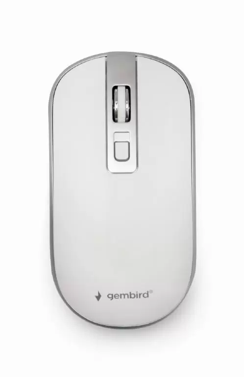 MOUSE USB OPTICAL WRL WHITE SILVER MUSW-4B-06-WS GEMBIRD