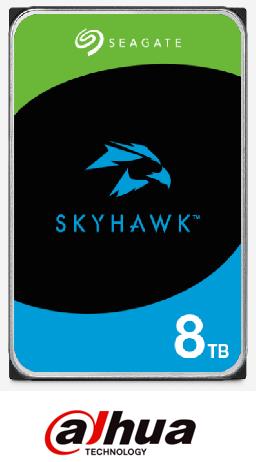 HDD SEAGATE SkyHawk 8TB SATA 256 MB 5400 rpm Discs Heads 4 8 3 5   ST8000VX010