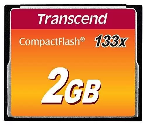 MEMORY COMPACT FLASH 2GB MLC TS2GCF133 TRANSCEND