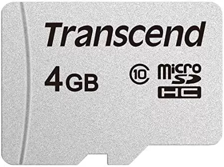 MEMORY MICRO SDHC 4GB CLASS10 TS4GUSD300S TRANSCEND