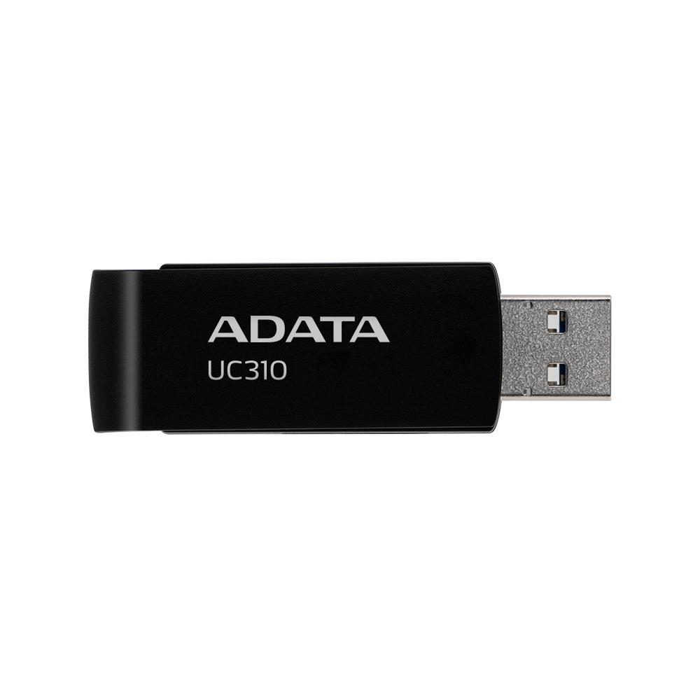 MEMORY DRIVE FLASH USB3 2 64GB BLACK UC310-64G-RBK ADATA